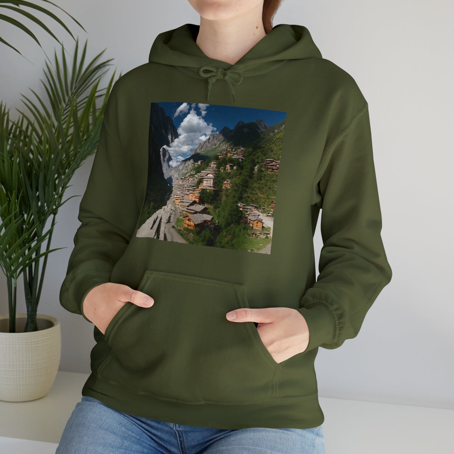 Village on a mountain Hoodie