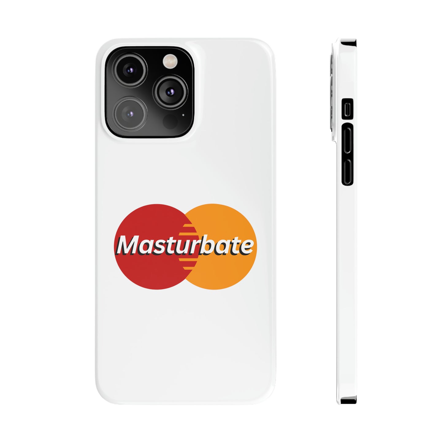 Masturbate iPhone Case