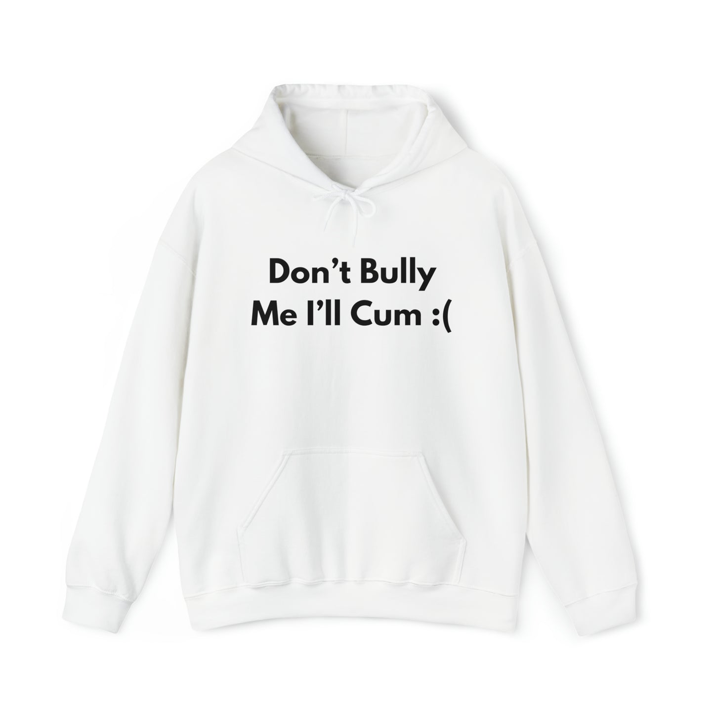Don't Bully Me I'll Cum Hoodie