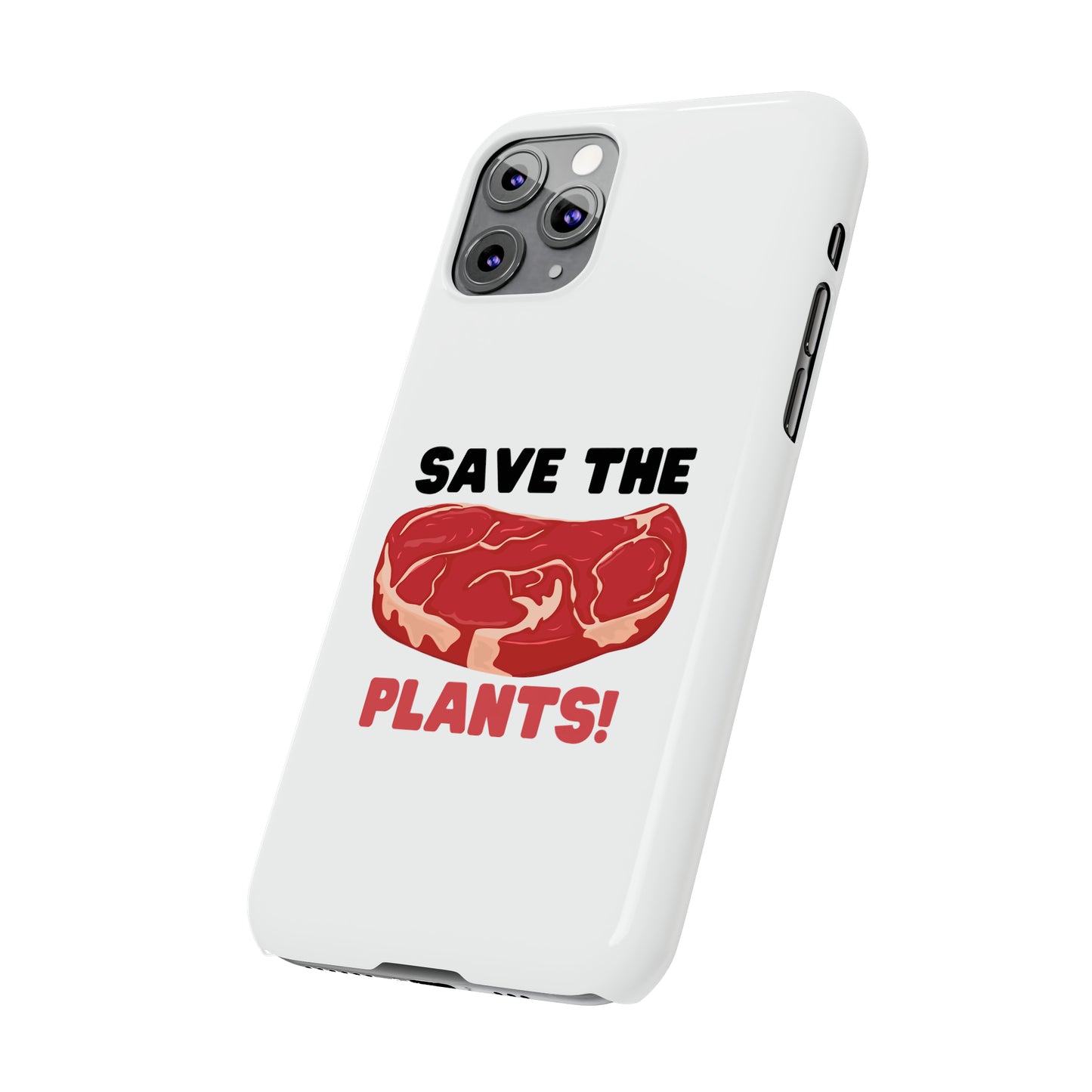 SAVE THE PLANTS! iPhone Case