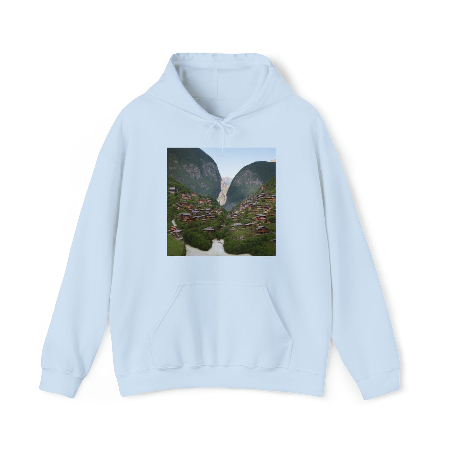 Village on a mountain II Hoodie