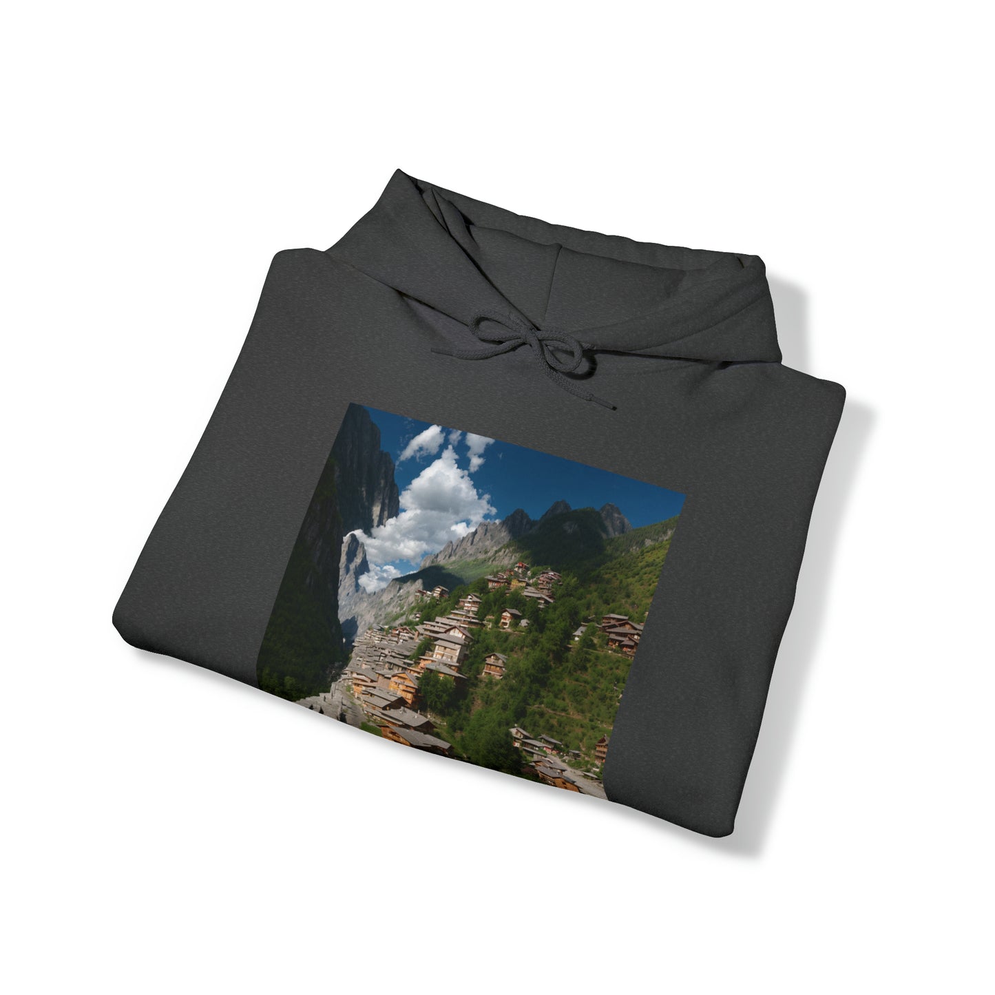 Village on a mountain Hoodie
