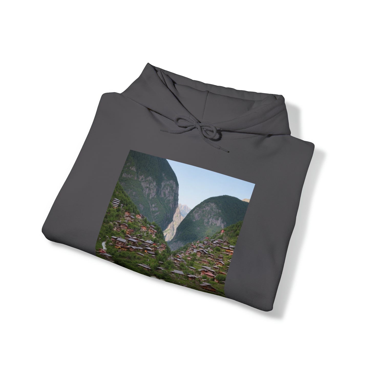 Village on a mountain II Hoodie
