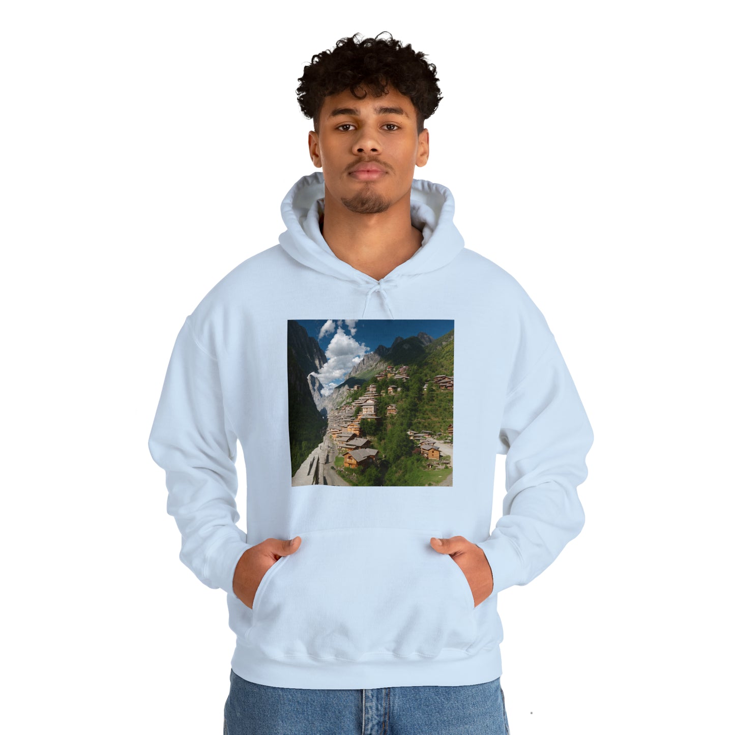 Village on a mountain Hoodie