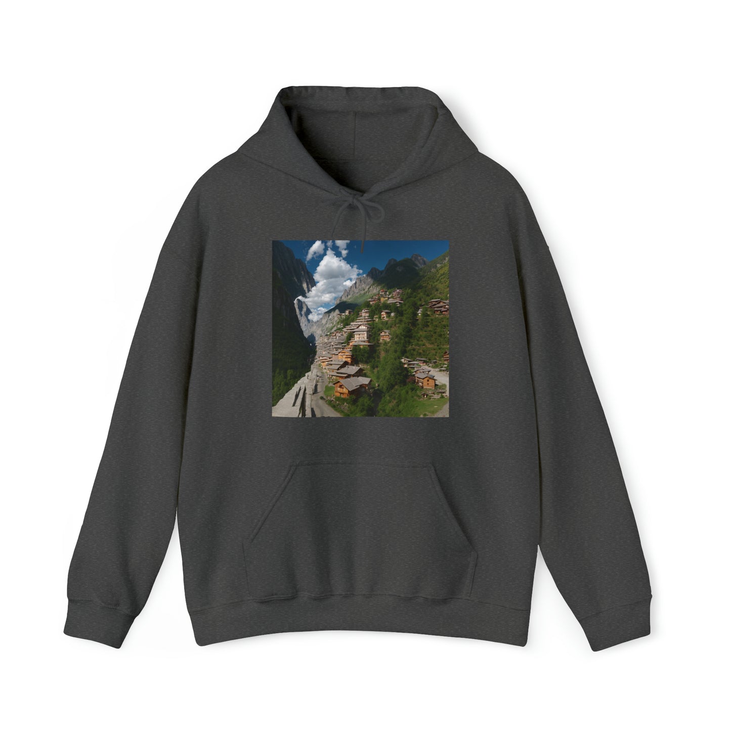 Village on a mountain Hoodie