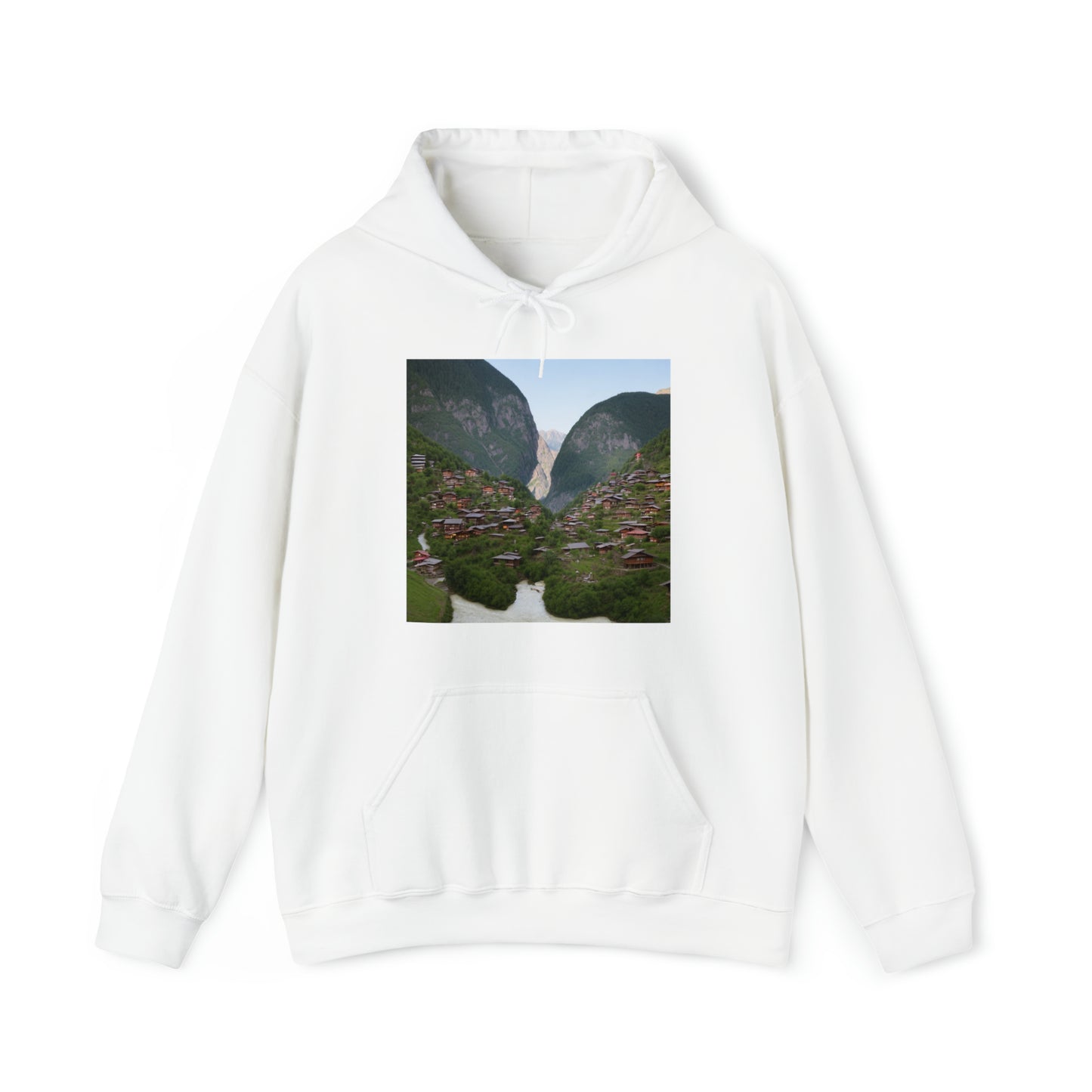 Village on a mountain II Hoodie