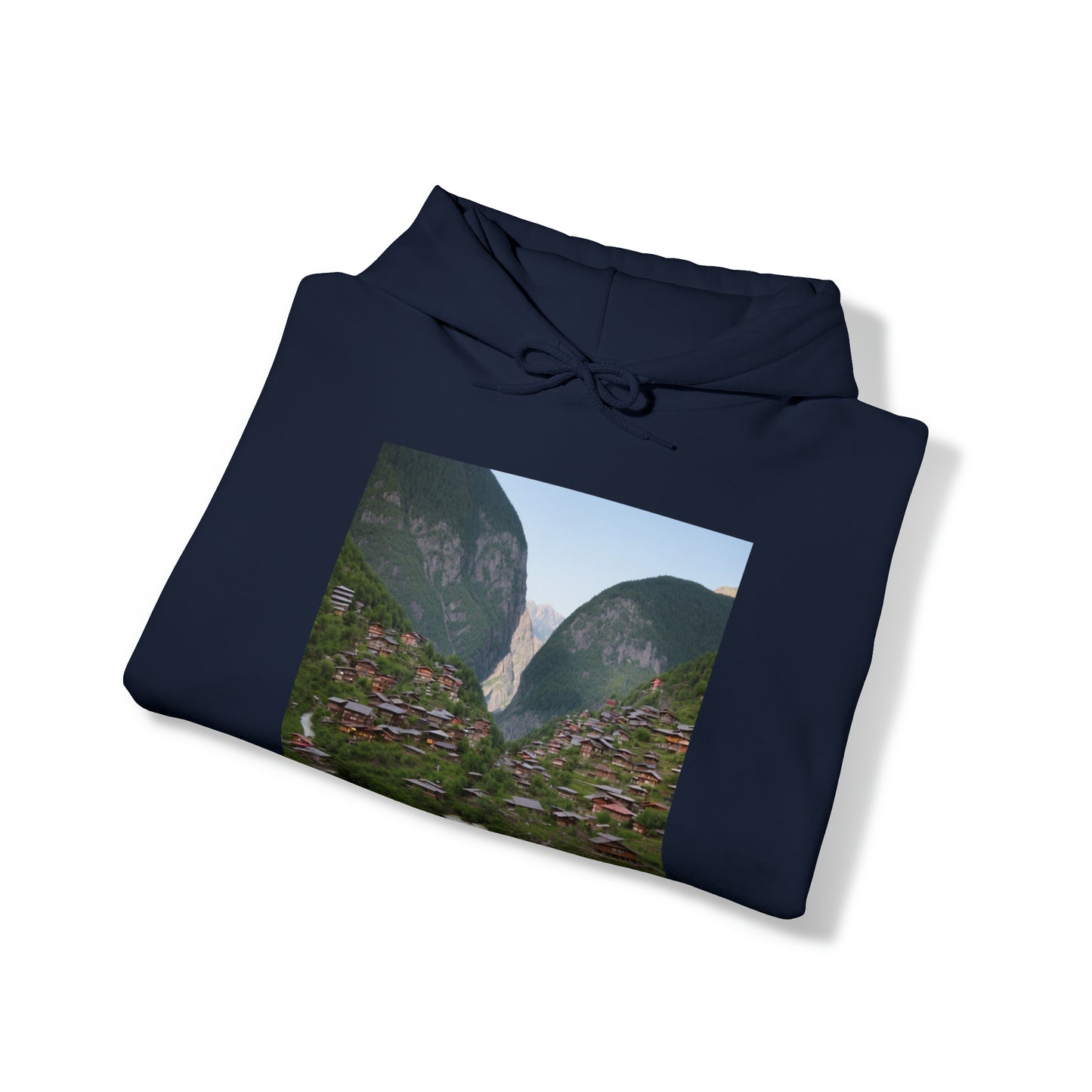 Village on a mountain II Hoodie