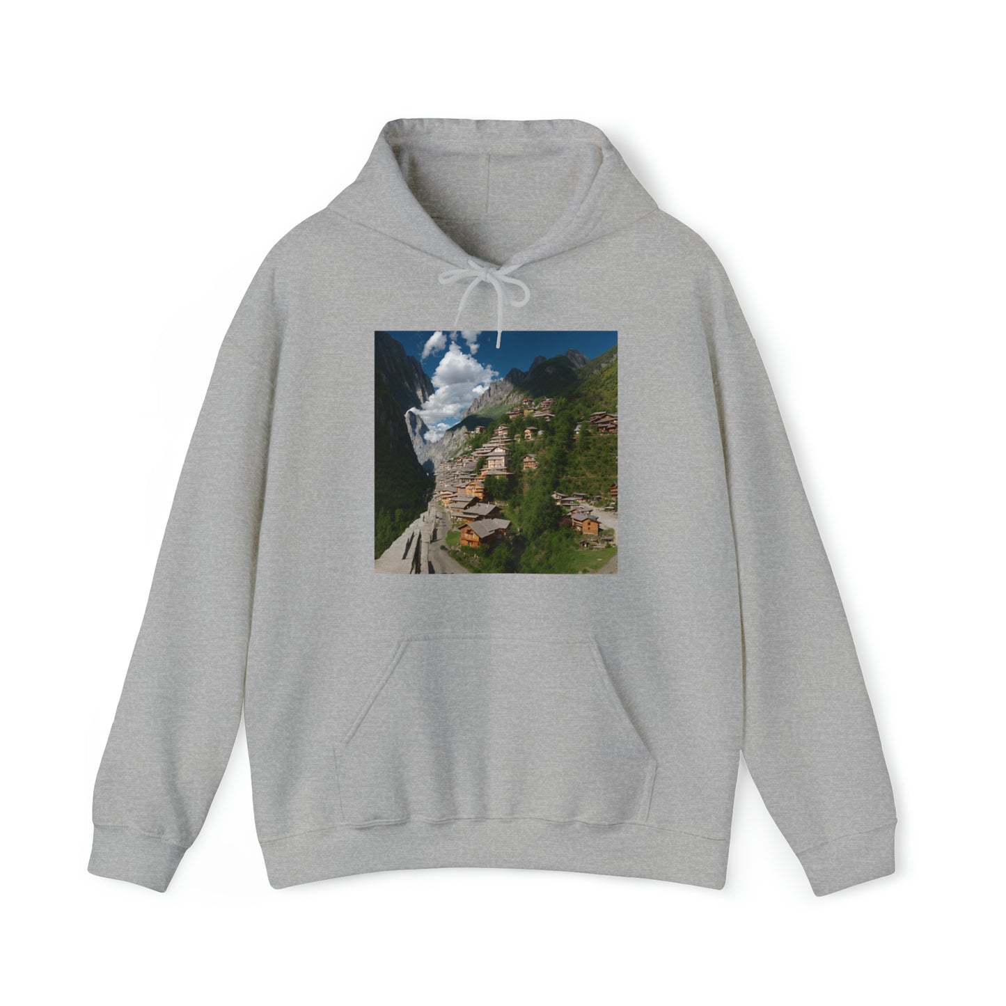 Village on a mountain Hoodie