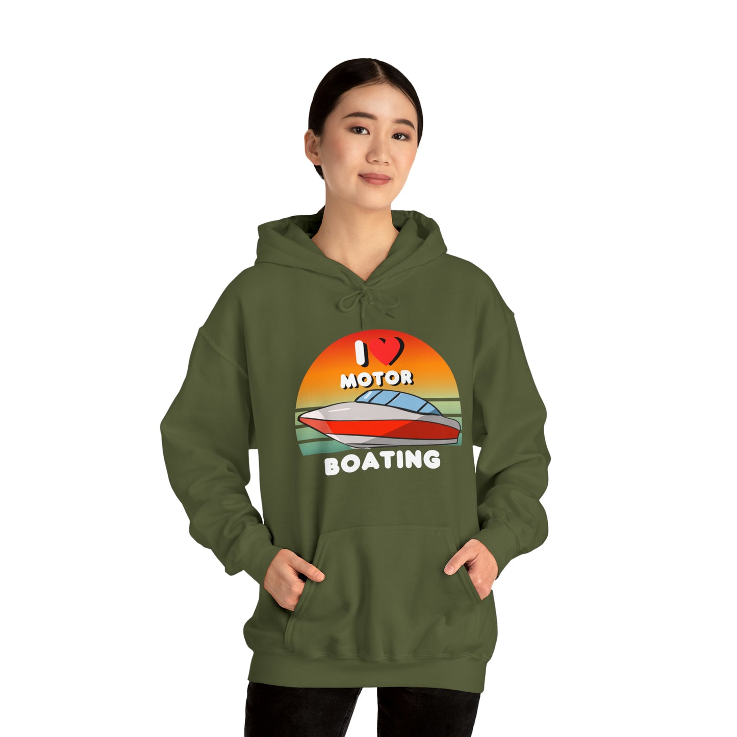 I <3 Motor Boating Hoodie