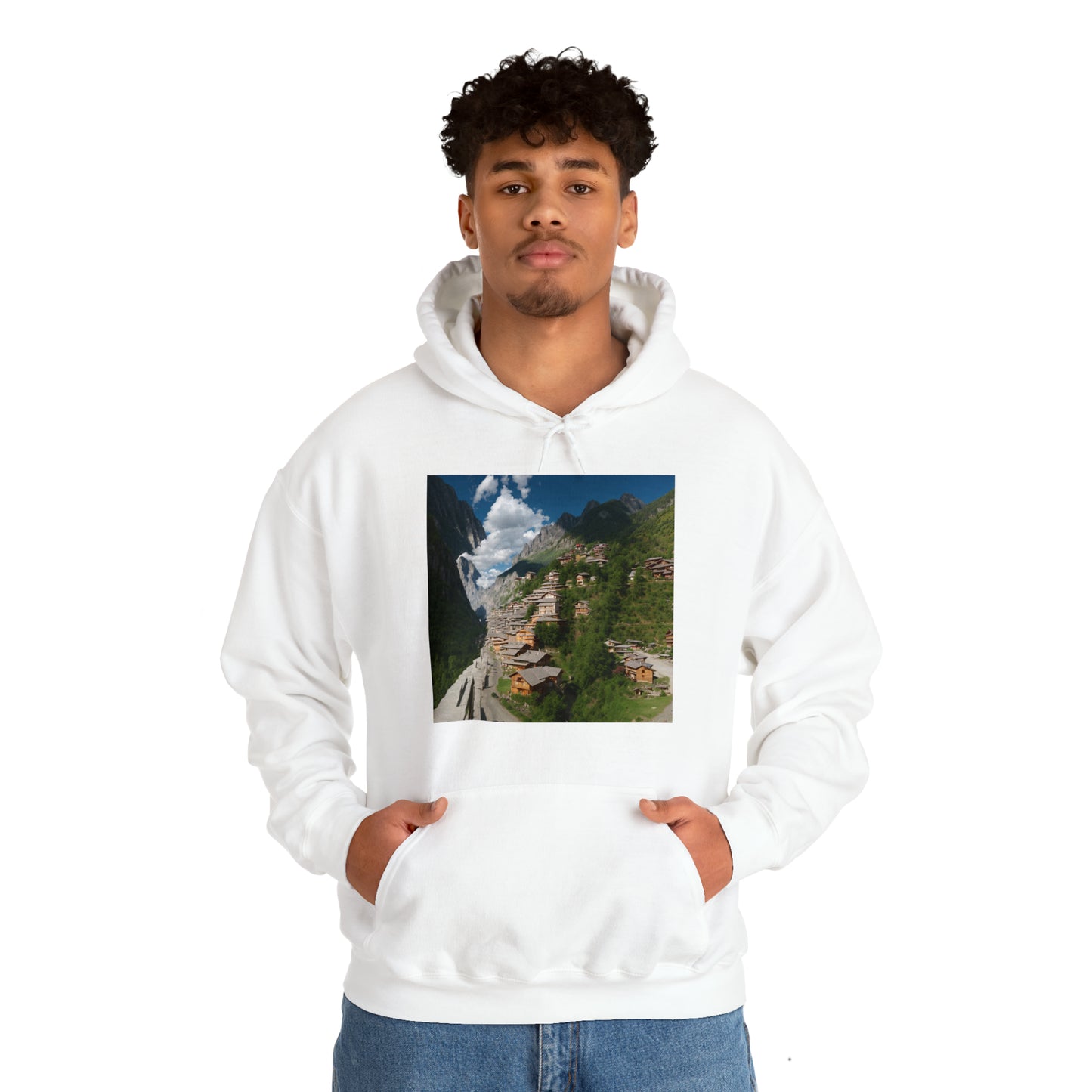 Village on a mountain Hoodie