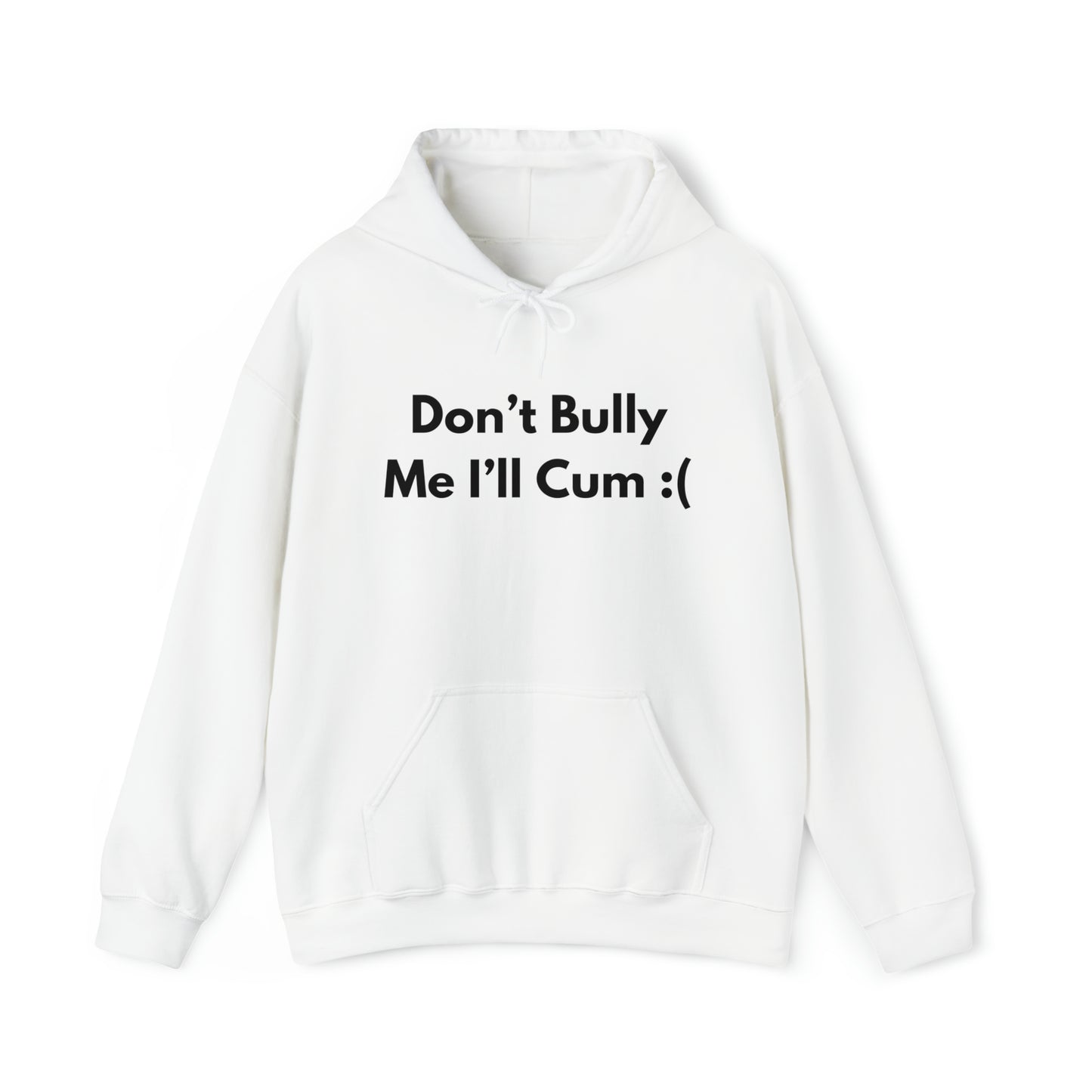 Don't Bully Me I'll Cum Hoodie