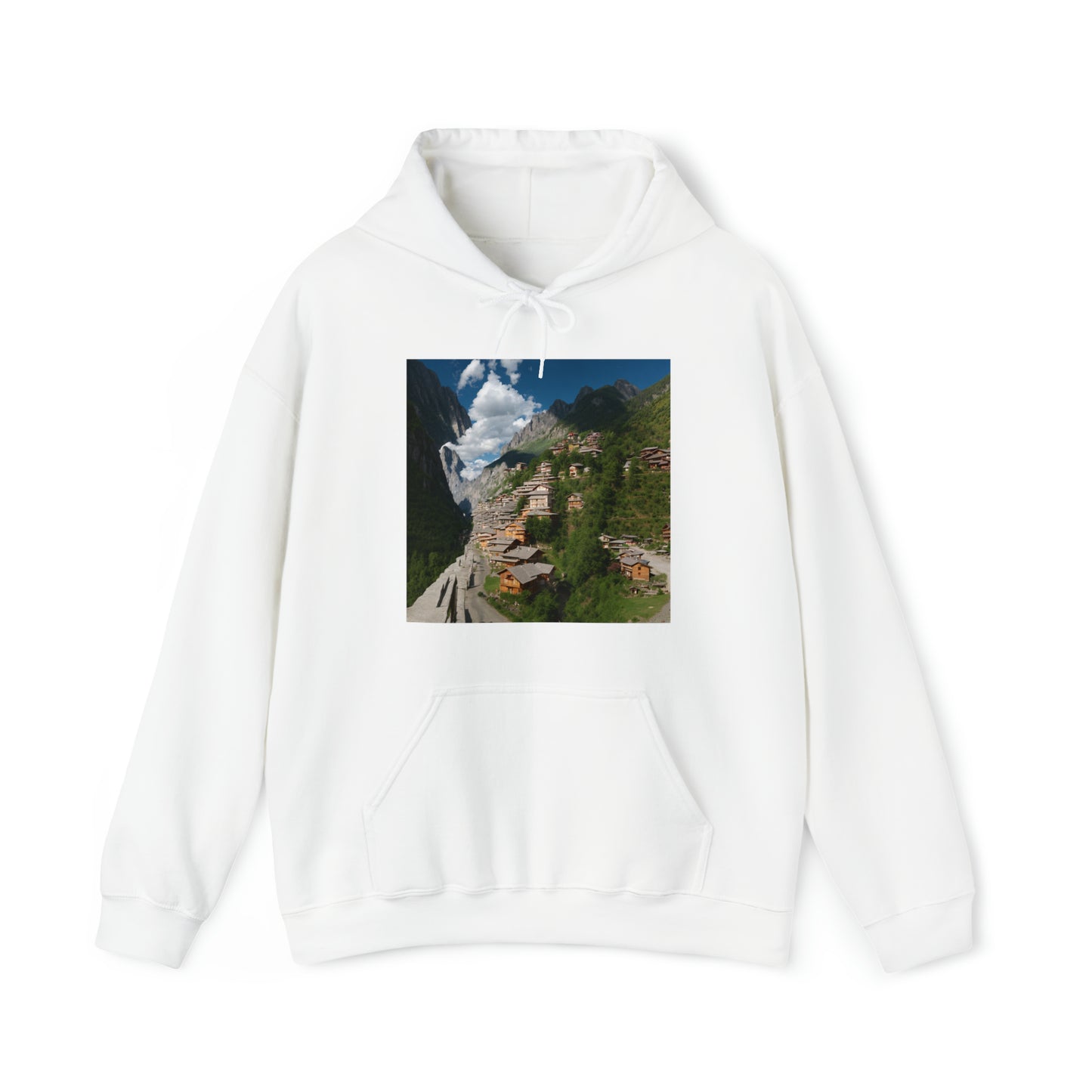 Village on a mountain Hoodie