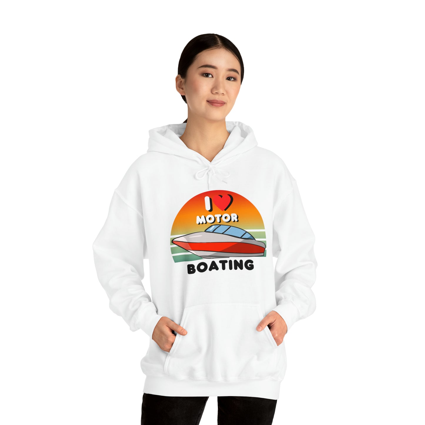 I <3 Motor Boating Hoodie