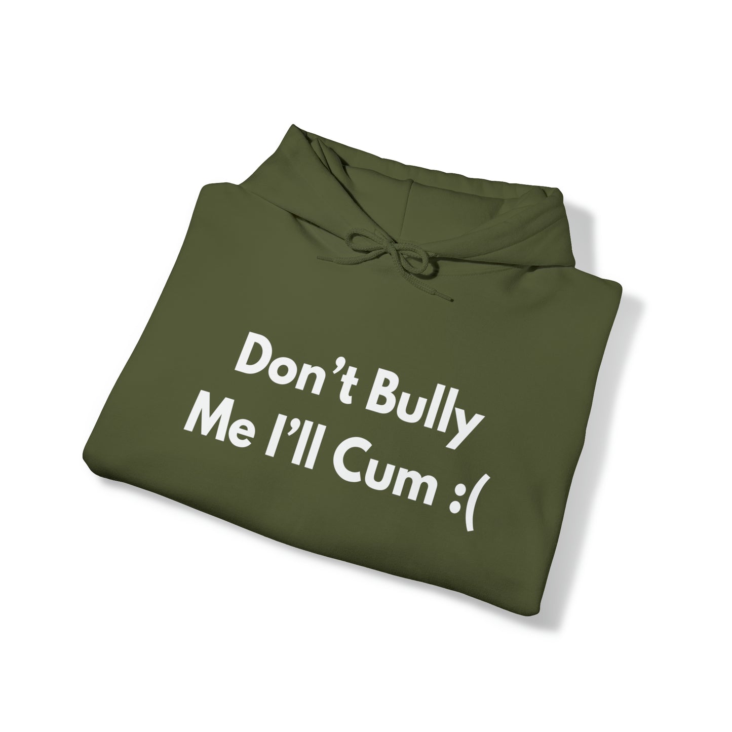 Don't Bully Me I'll Cum Hoodie