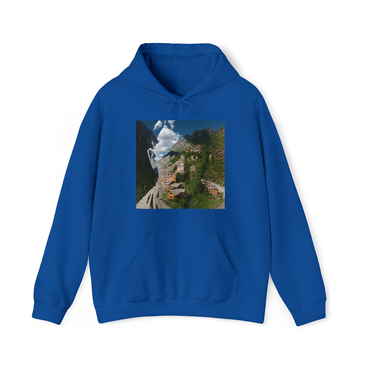 Village on a mountain Hoodie