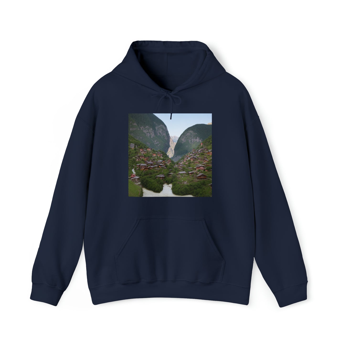 Village on a mountain II Hoodie